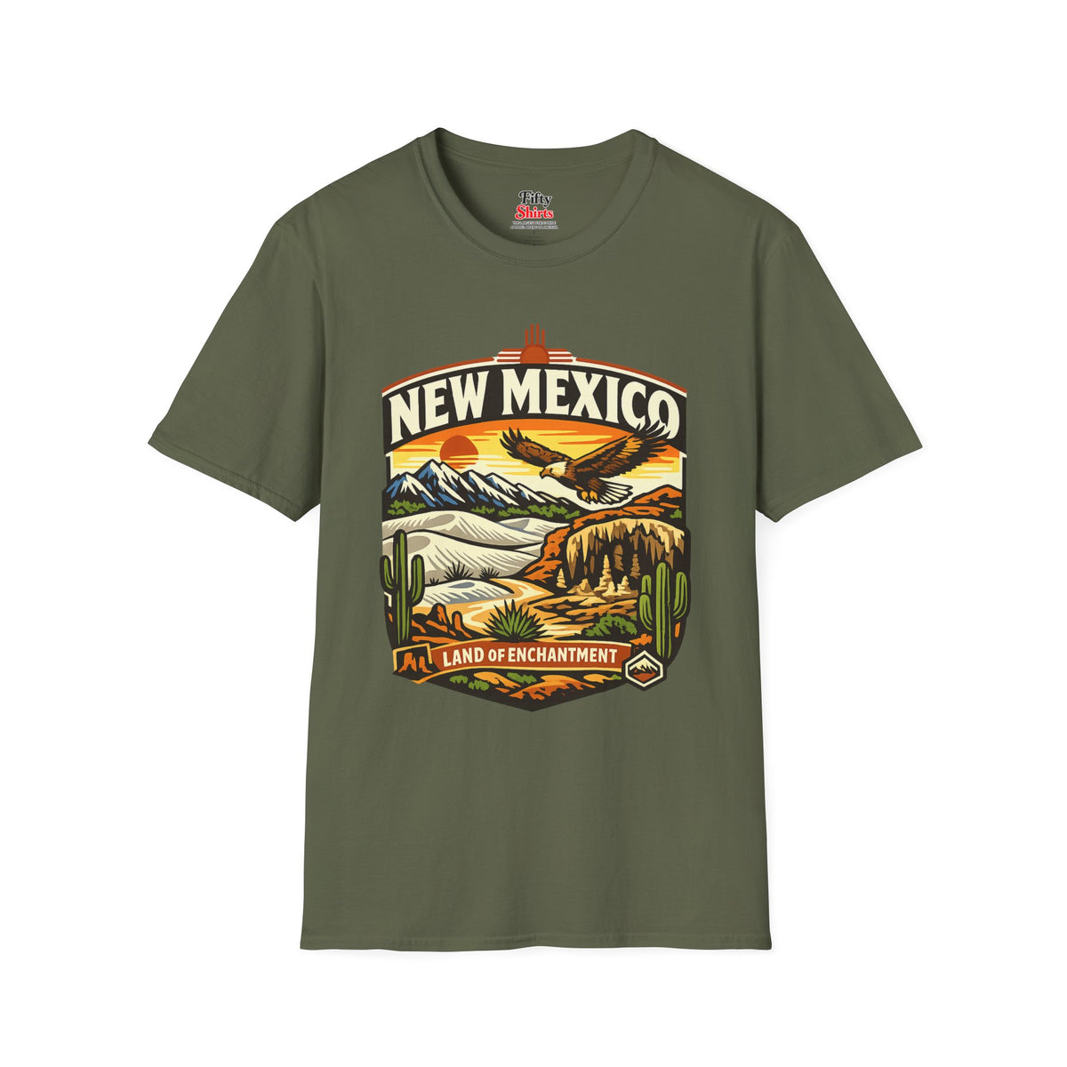 New Mexico Land of Enchantment Adventure Unisex Softstyle T Shirt State Pride Graphic Tee Collections FS03