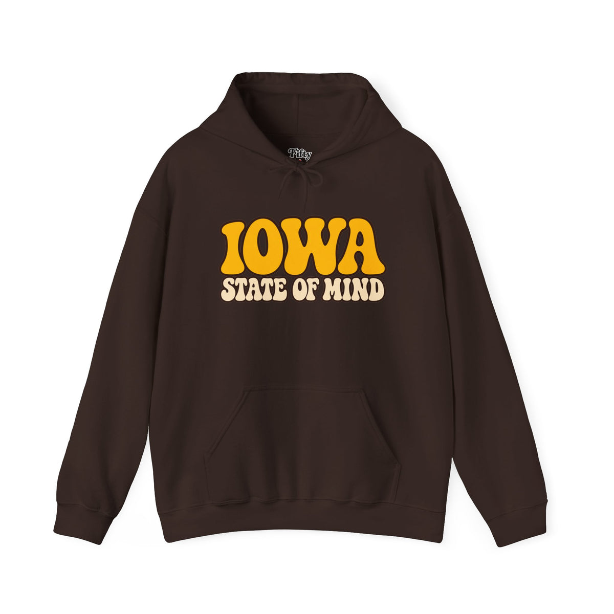 Iowa State of Mind Unisex Hoodie State Name Graphic
