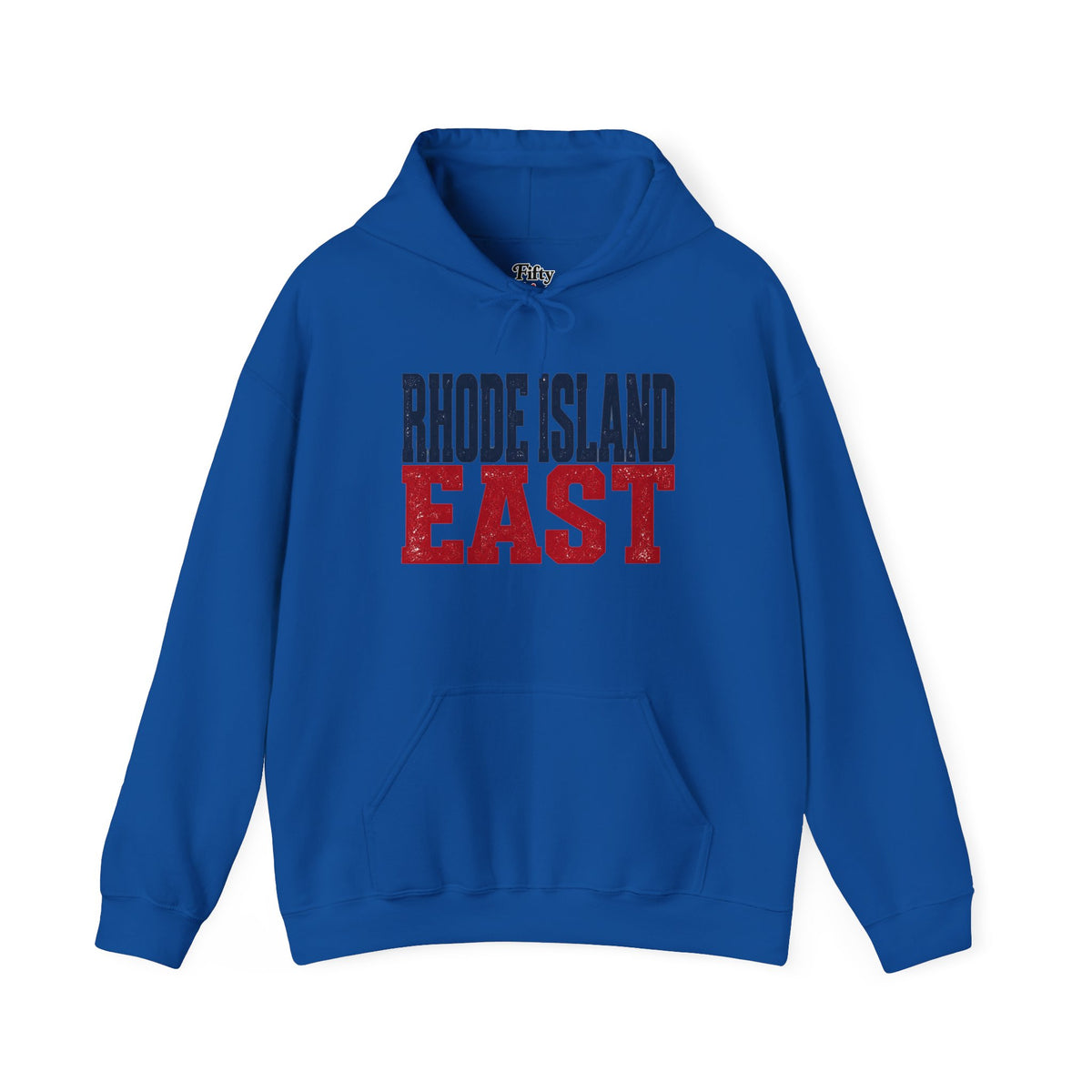 Rhode Island East Unisex Hoodie State Name Graphic
