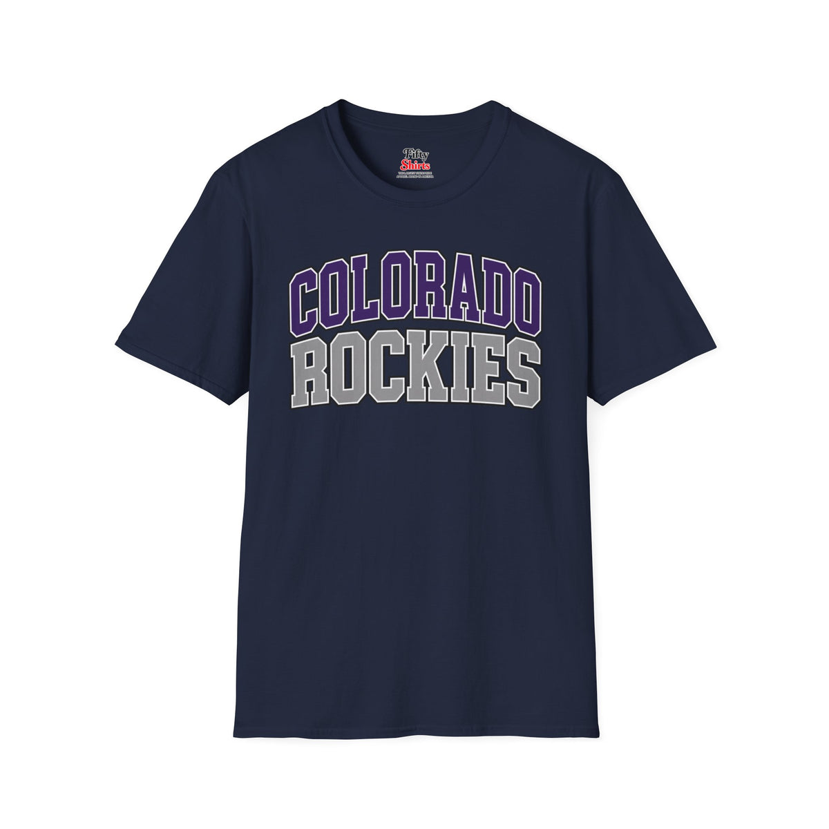 Colorado Rockies Unisex Softstyle T Shirt State Name Graphic Tee