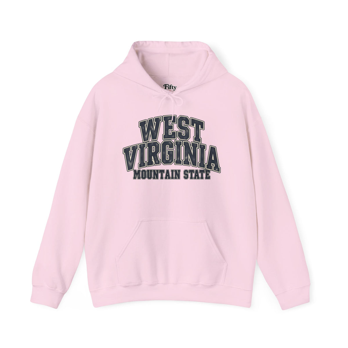 West Virginia Mountain State Unisex Hoodie State Name Graphic