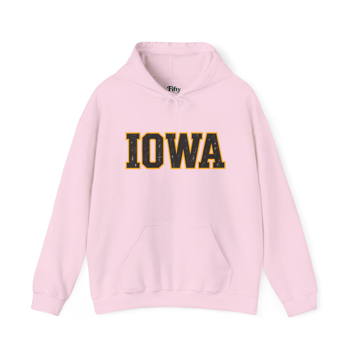Iowa Unisex Hoodie State Name Graphic