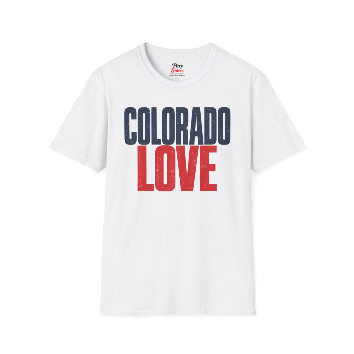 Colorado Love Unisex Softstyle T Shirt State Name Graphic Tee