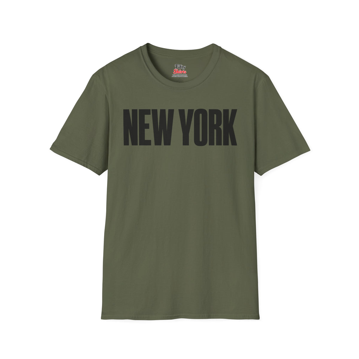 New York Unisex Softstyle T Shirt State Name Graphic Tee