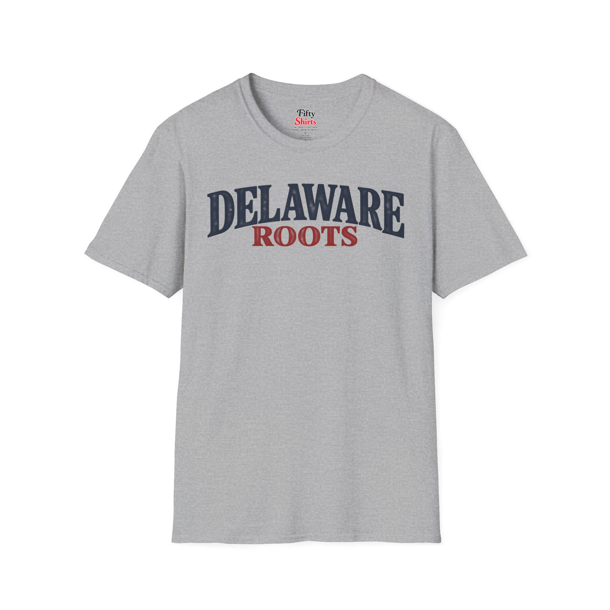 Delaware Roots Unisex Softstyle T Shirt State Name Graphic Tee