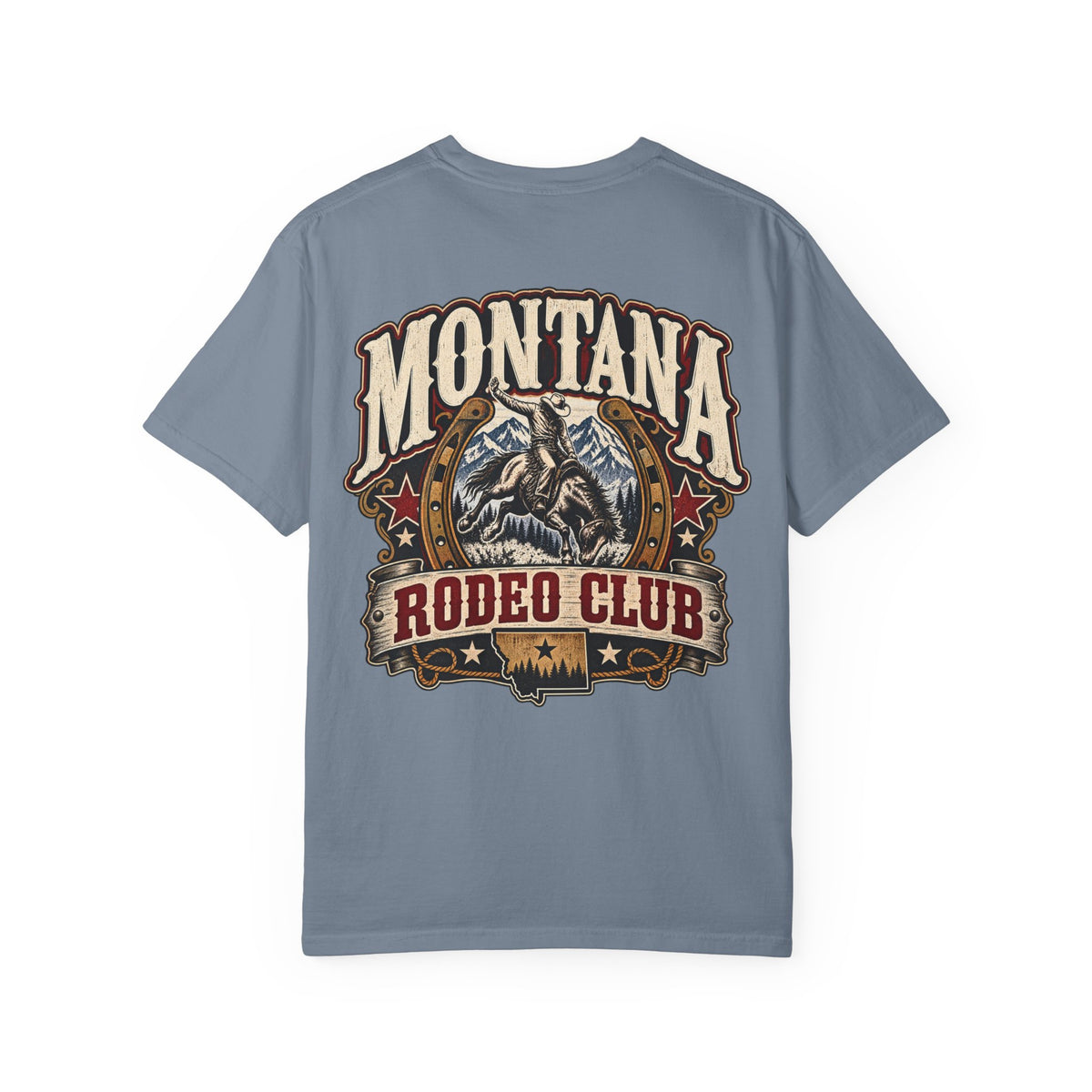 Montana Rodeo Club Unisex Comfort Color 1717 Streetwear Graphic Tee