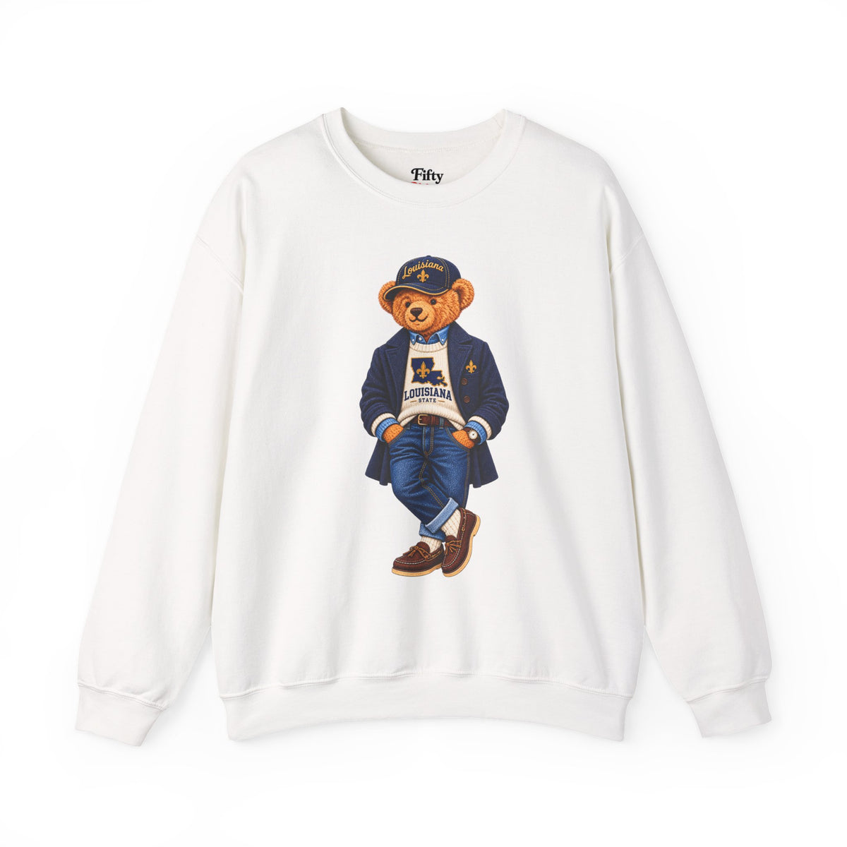 Louisiana- Game Day Teddy Bear Sweatshirt