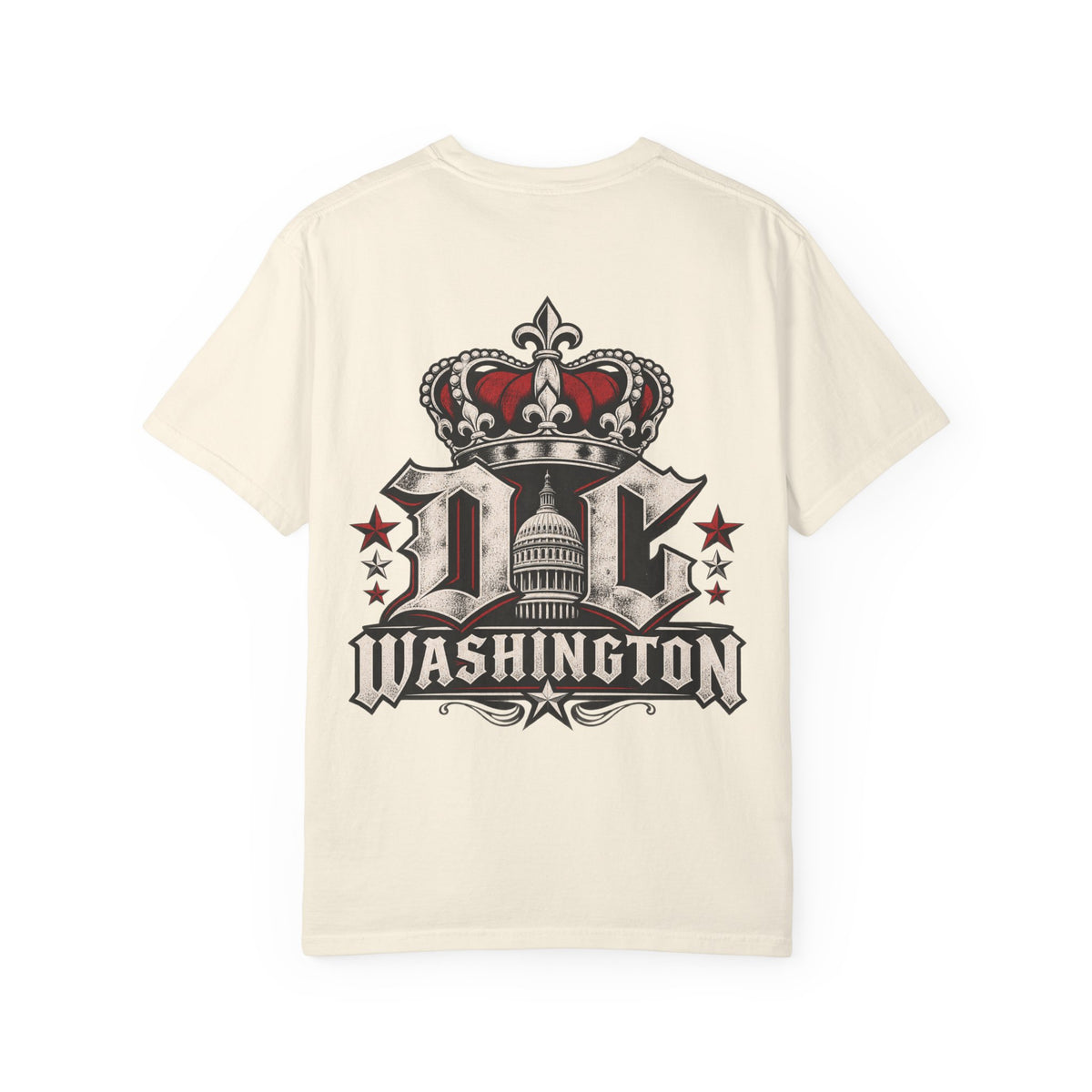 Washington DC Crown Unisex Comfort Color 1717 Streetwear Graphic Tee