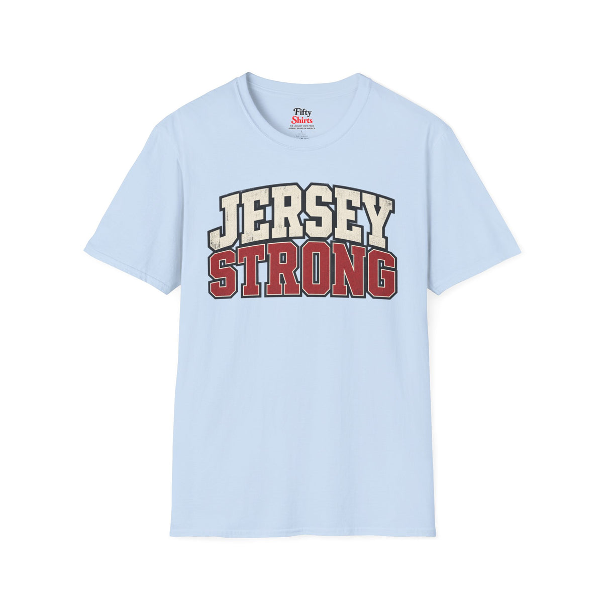 New Jersey Strong Unisex Softstyle T Shirt State Name Graphic Tee
