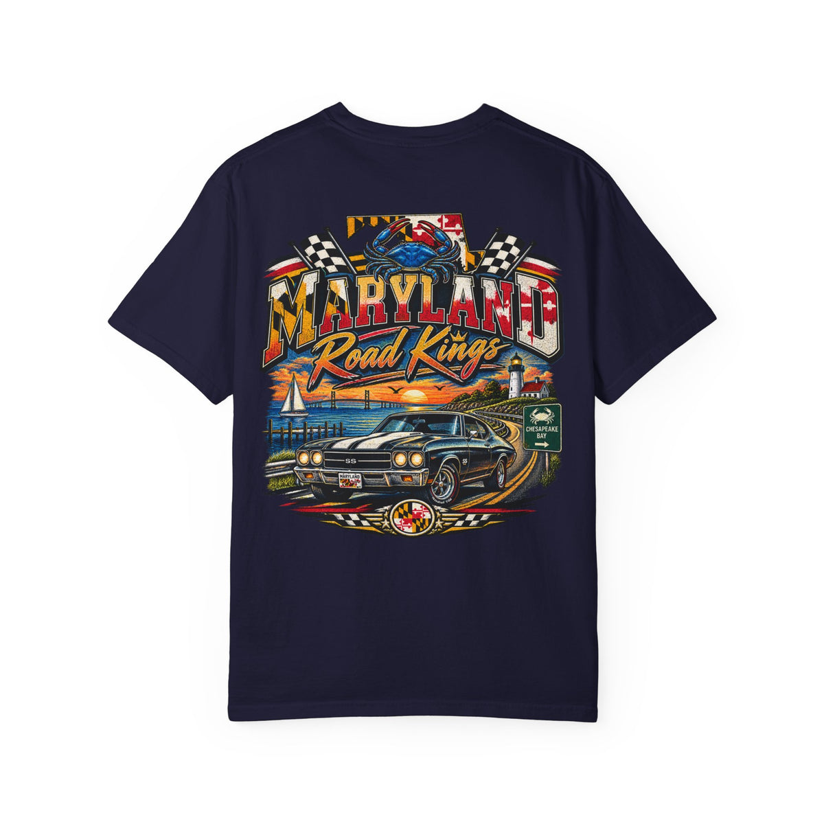 Maryland Road Kings Unisex Comfort Color 1717 Streetwear Graphic Tee
