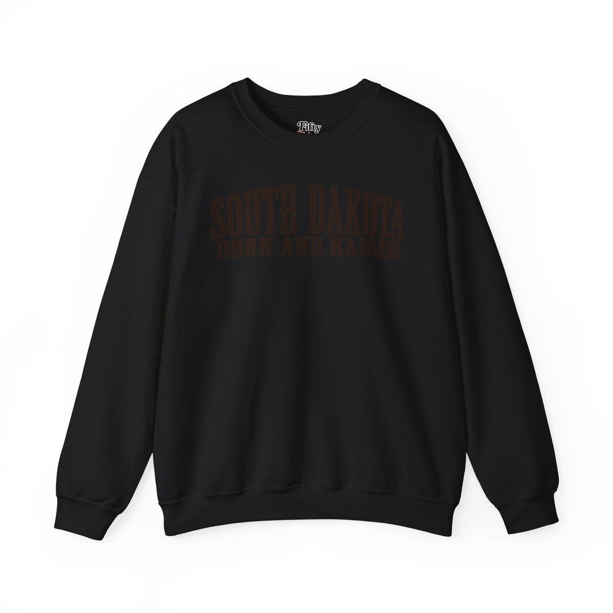 South Dakota Born and Raised Western Heritage Unisex Sweatshirt Graphic