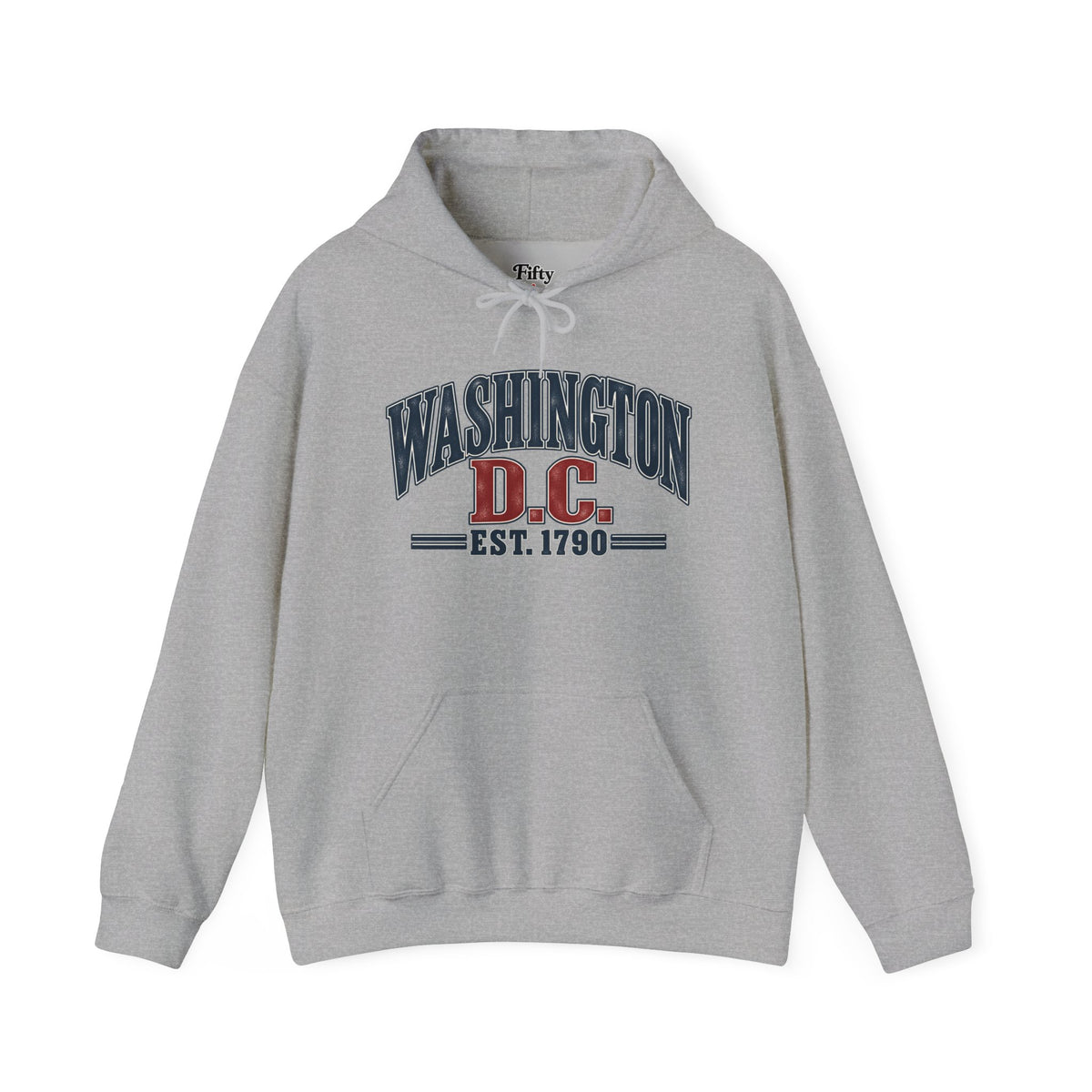 Washington DC Est 1790 Unisex Hoodie State Name Graphic