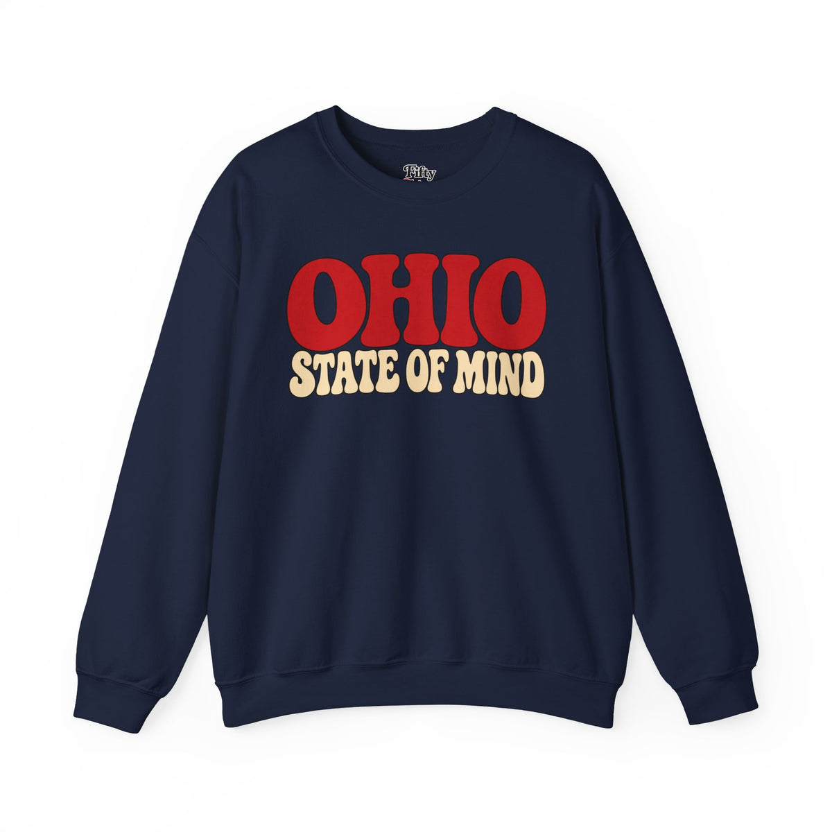 Ohio State Of Mind Unisex Crewneck Sweatshirt State Name Graphic