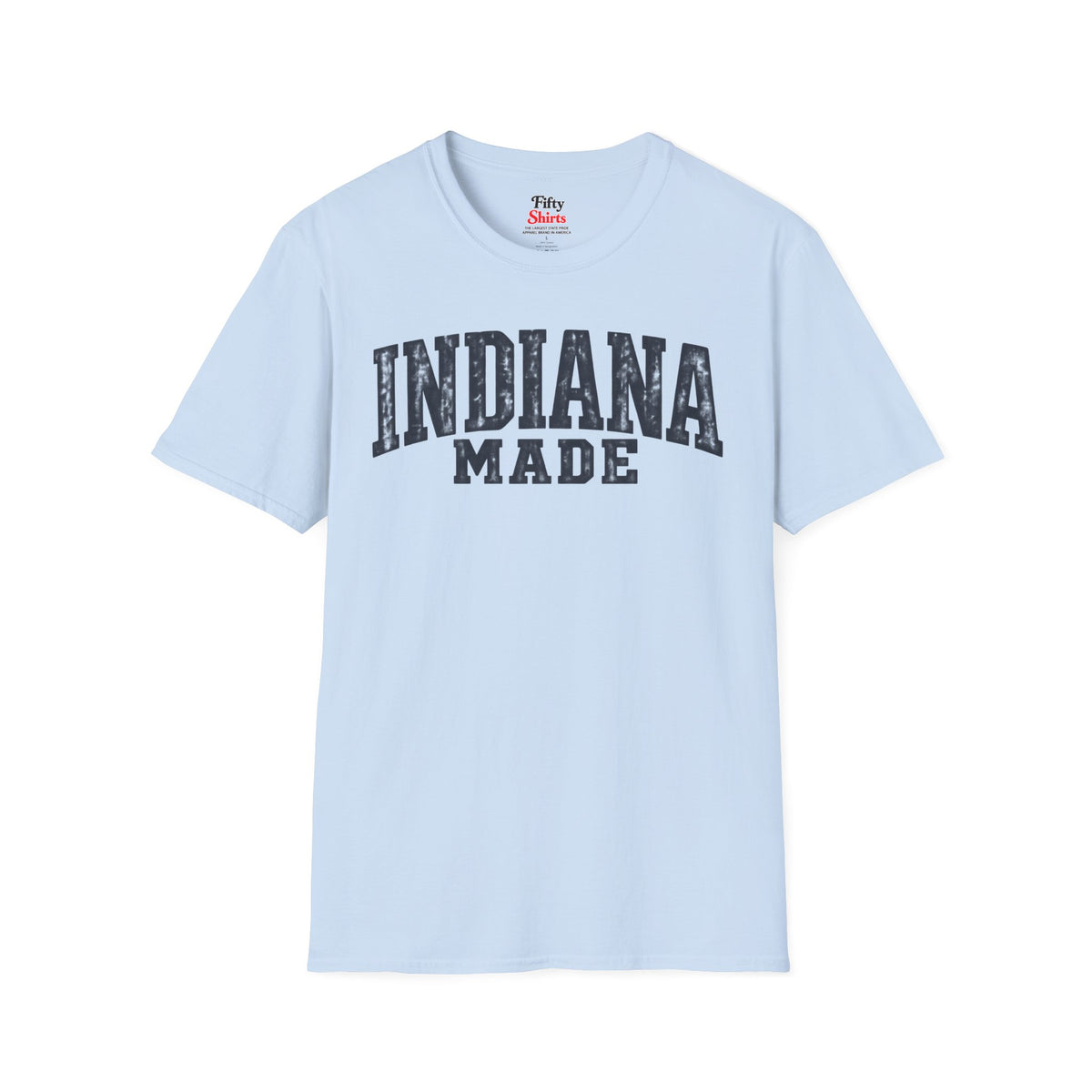 Indiana Made Unisex Softstyle T Shirt State Name Graphic Tee