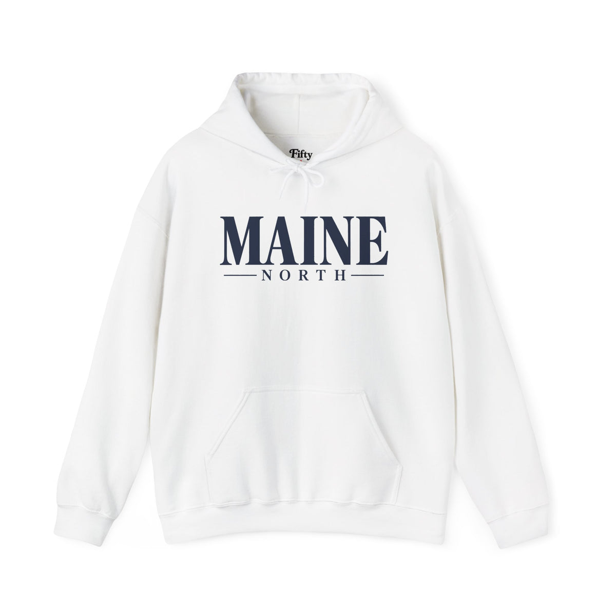 Maine North Unisex Hoodie State Name Graphic