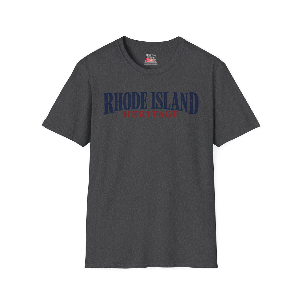 Rhode Island Heritage Unisex Softstyle T Shirt State Name Graphic Tee