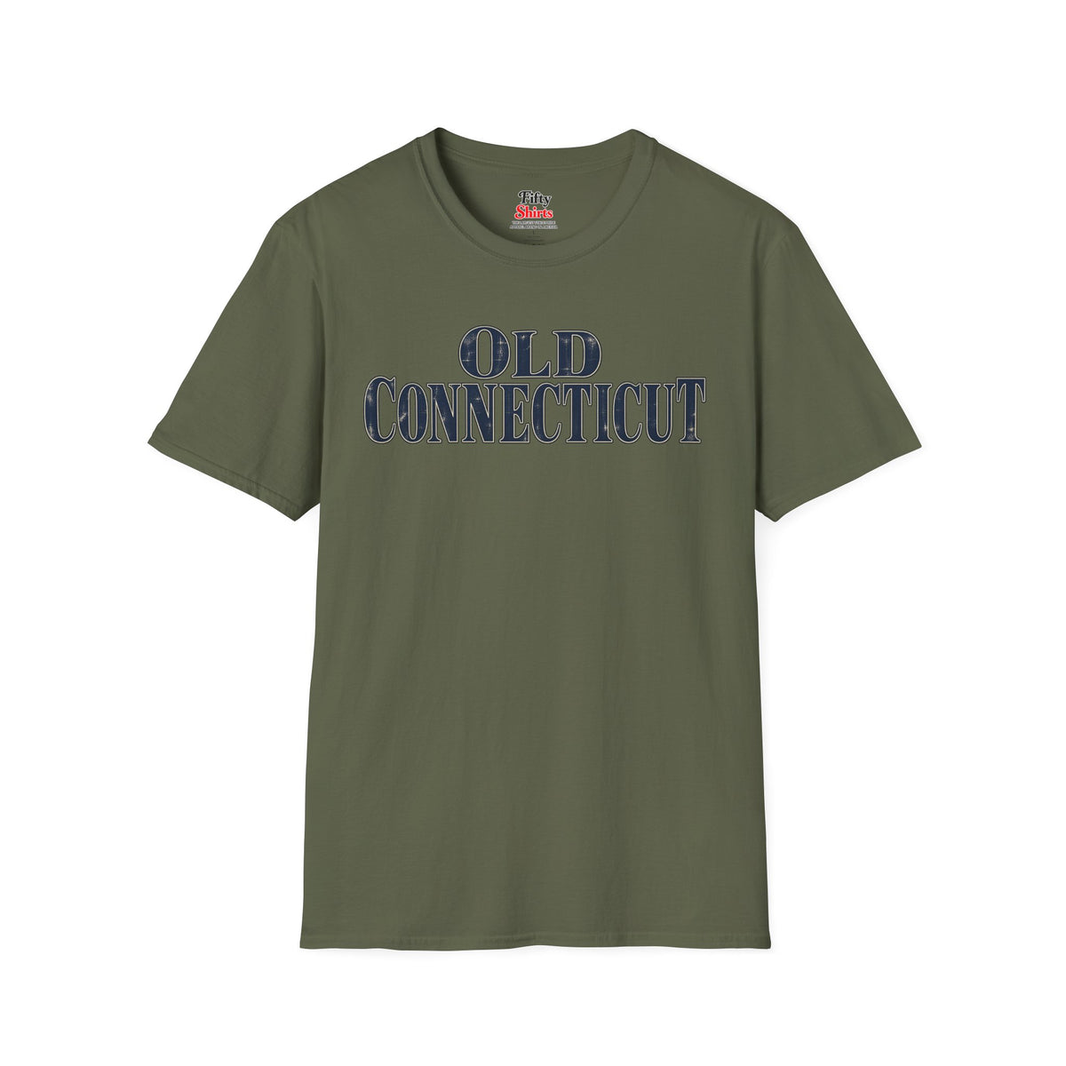 Old Connecticut Unisex Softstyle T Shirt State Name Graphic Tee