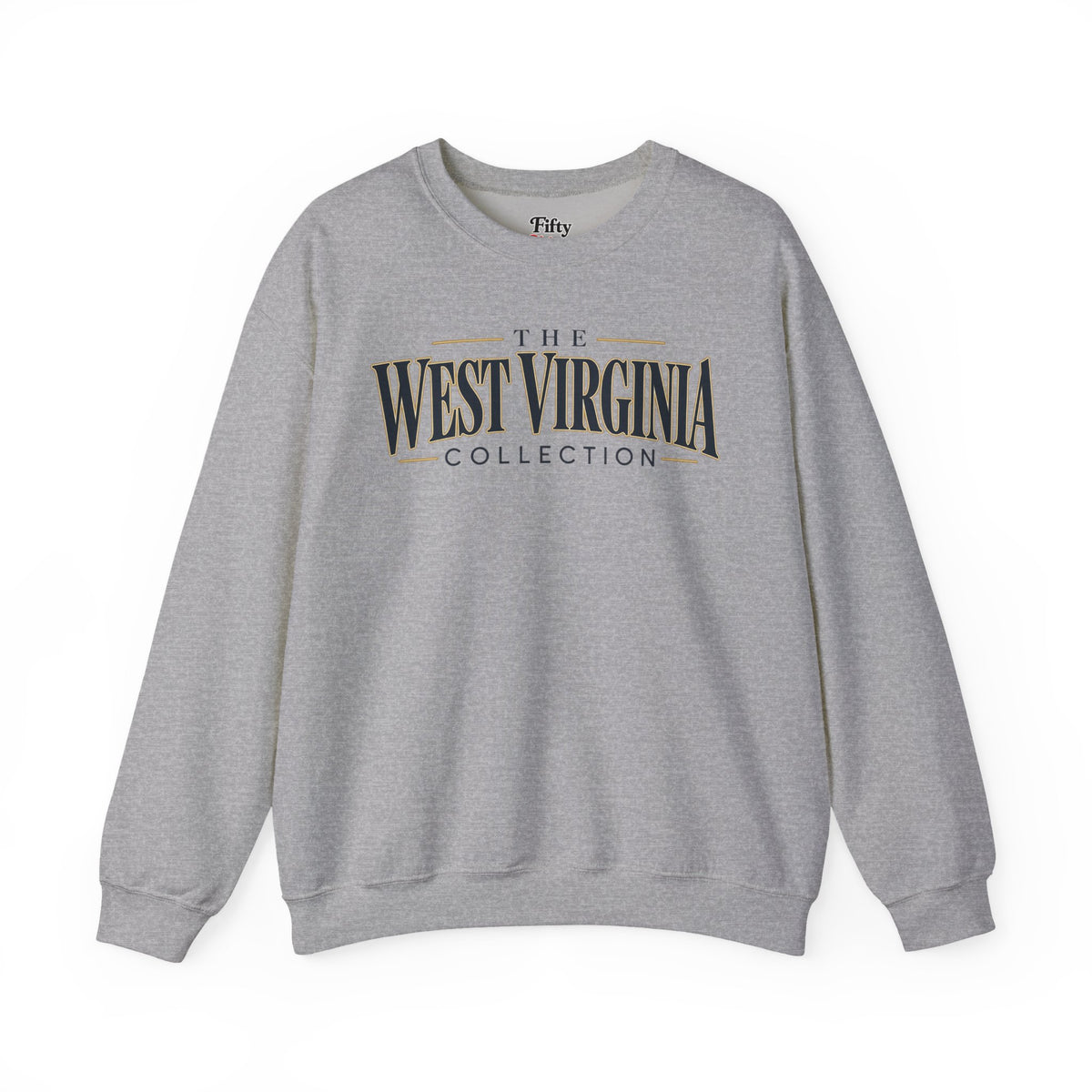 The West Virginia Collection Unisex Crewneck Sweatshirt State Name Graphic