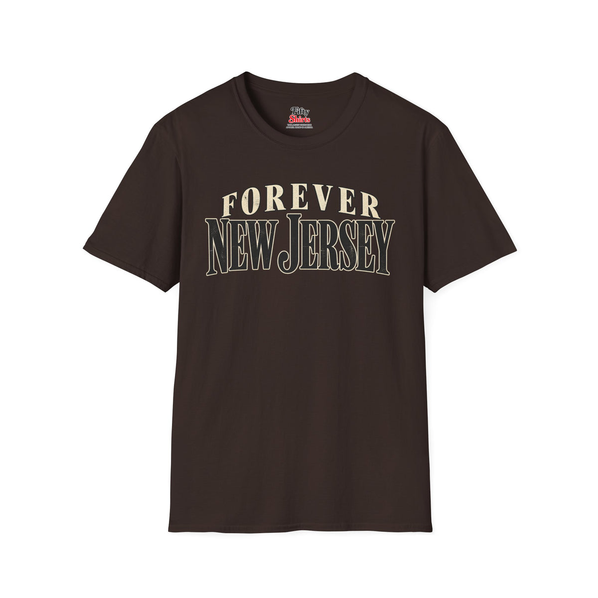 Forever New Jersey Unisex Softstyle T Shirt State Name Graphic Tee