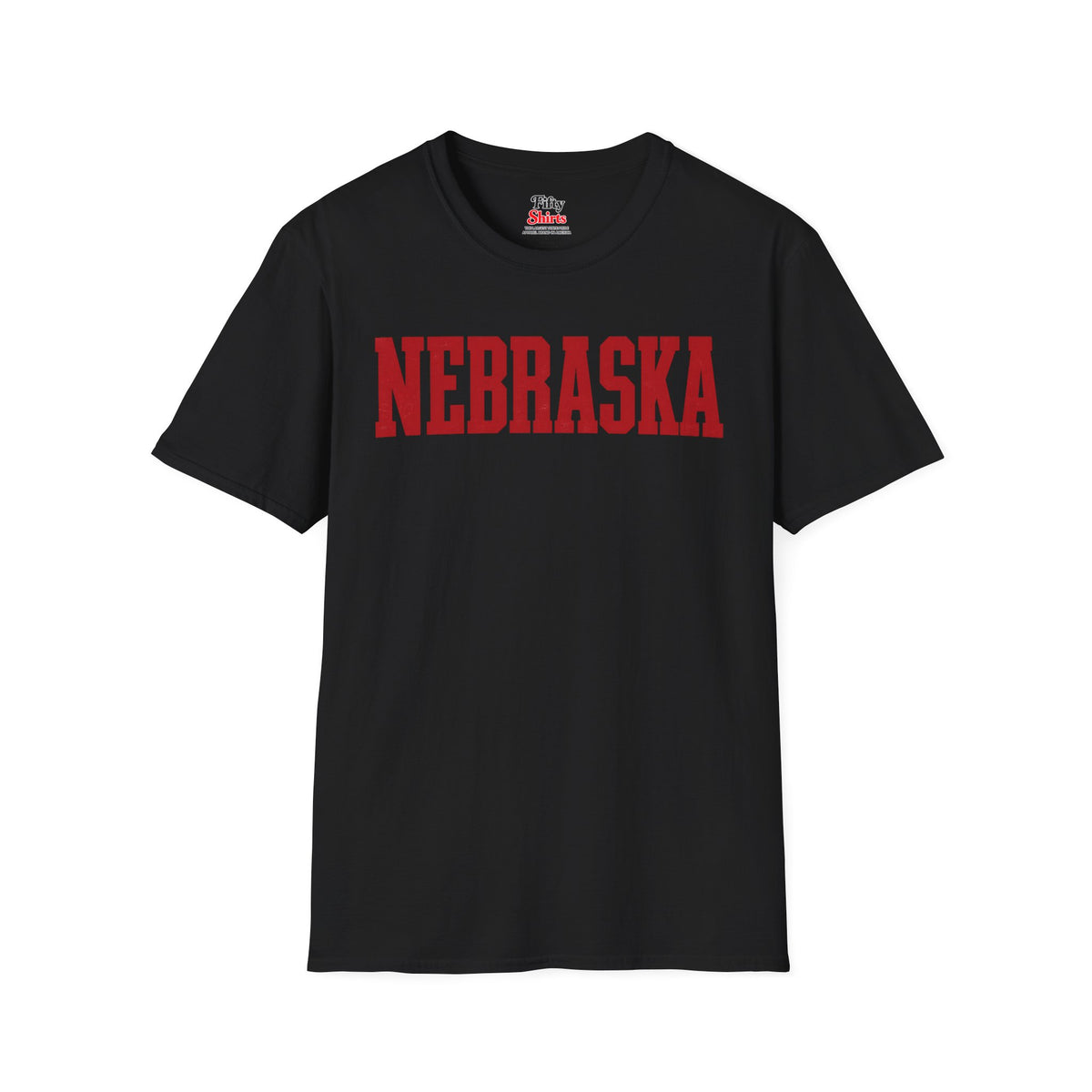 Nebraska Unisex Softstyle T Shirt State Name Graphic Tee
