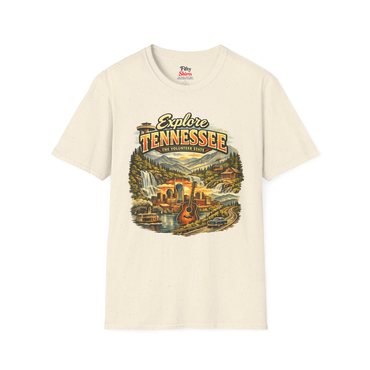 Explore Tennessee Unisex Softstyle T Shirt State Pride Graphic Tee Collections FS03