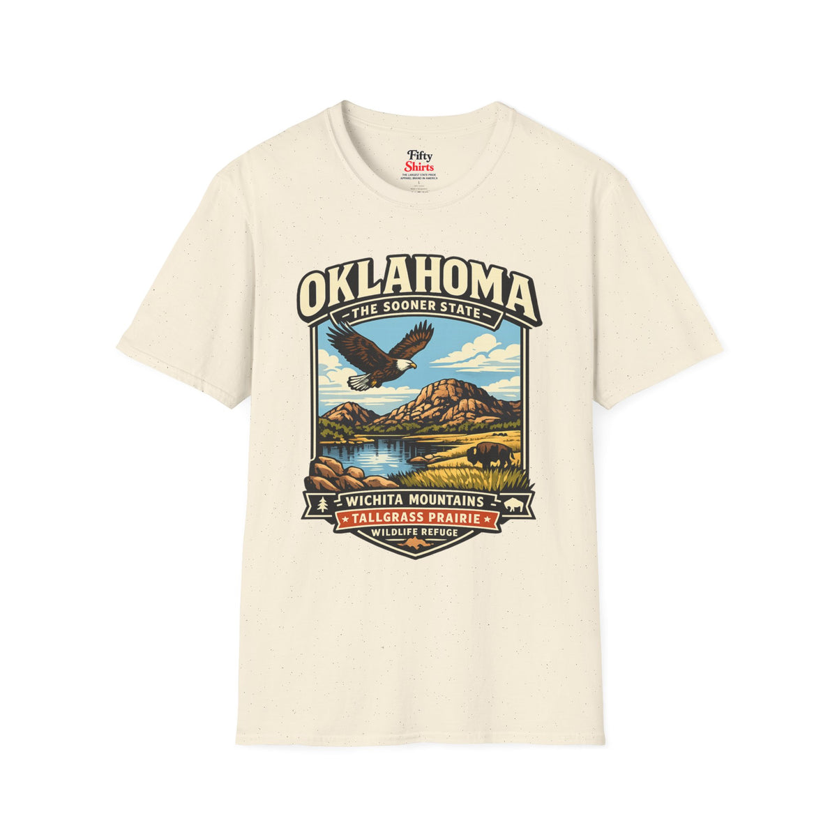 Oklahoma Sooner State Adventure Unisex Softstyle T Shirt State Pride Graphic Tee Collections FS03