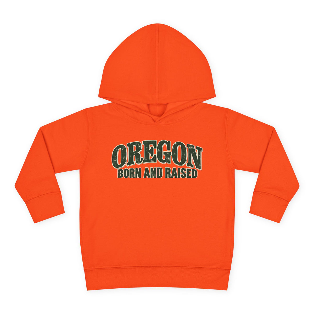 Oregon Born and Raised Classic Souvenir Unisex Toddler Pullover Fleece Hoodie