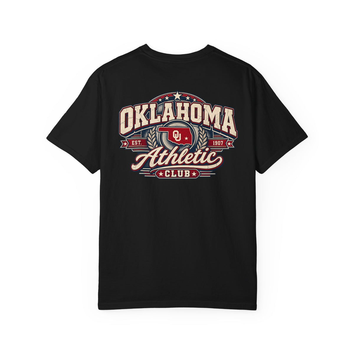 Oklahoma Athletic Club Unisex Comfort Color 1717 Streetwear Graphic Tee