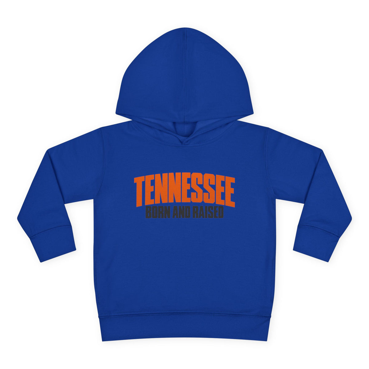 Tennessee Born and Raised Modern Southern Streetwear Unisex Toddler Pullover Fleece Hoodie
