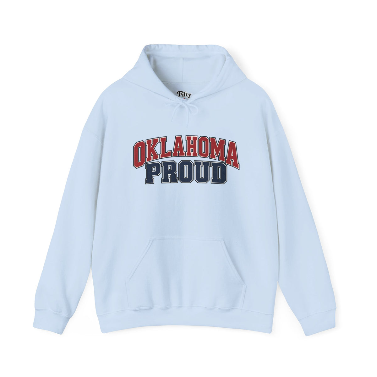 Oklahoma Proud Unisex Hoodie State Name Graphic