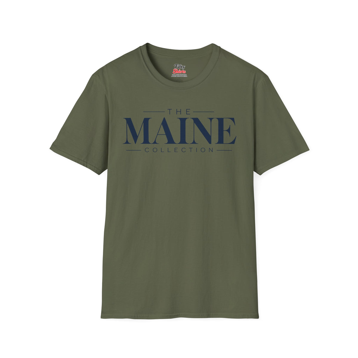 The Maine Collection Unisex Softstyle T Shirt State Name Graphic Tee