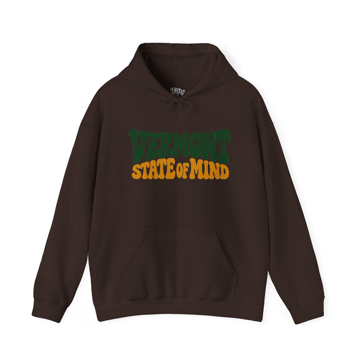 Vermont State Of Mind Unisex Hoodie State Name Graphic