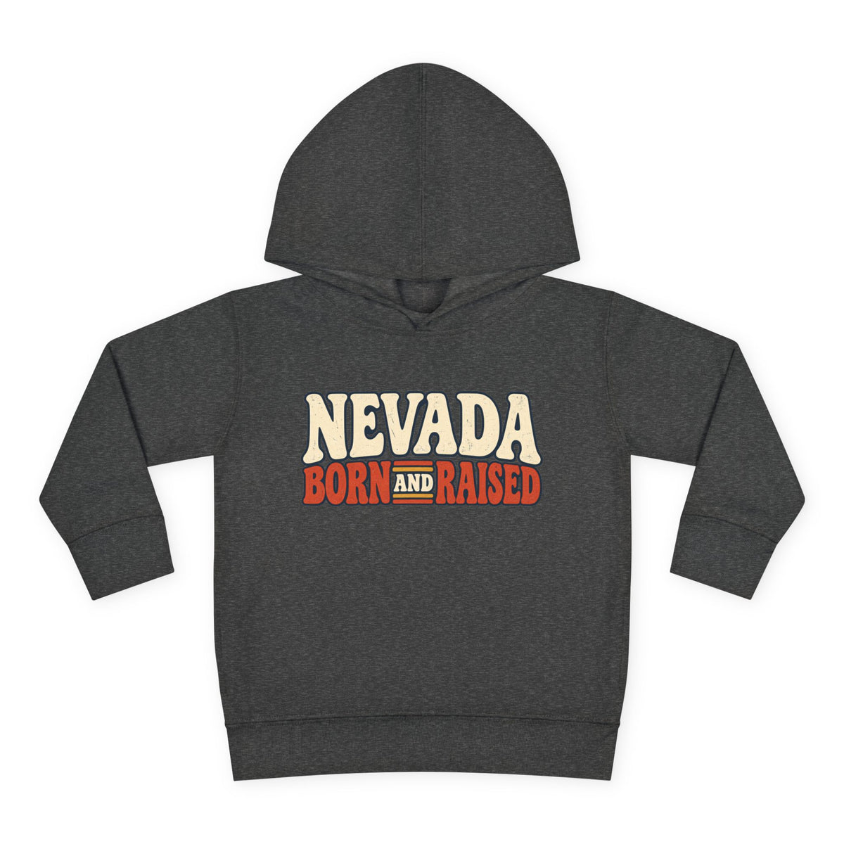 Nevada Born and Raised Retro 1970s Desert Unisex Toddler Pullover Fleece Hoodie