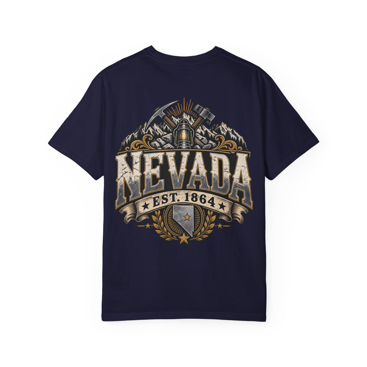 Nevada Established 1864 Unisex Comfort Color 1717 Streetwear Graphic Tee