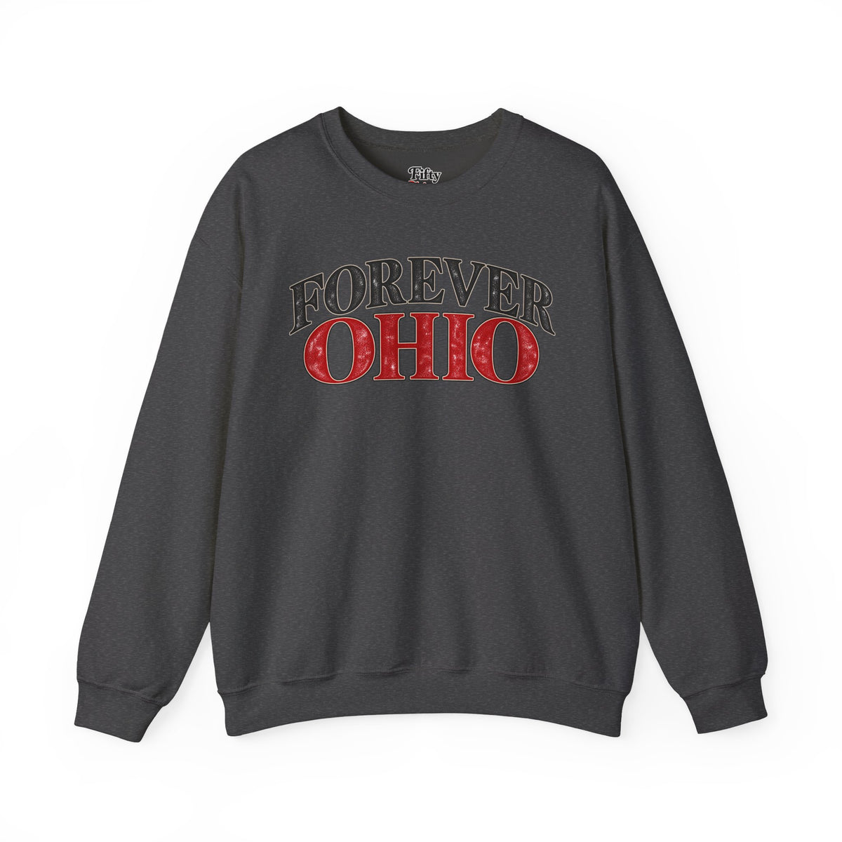 Forever Ohio Unisex Crewneck Sweatshirt State Name Graphic