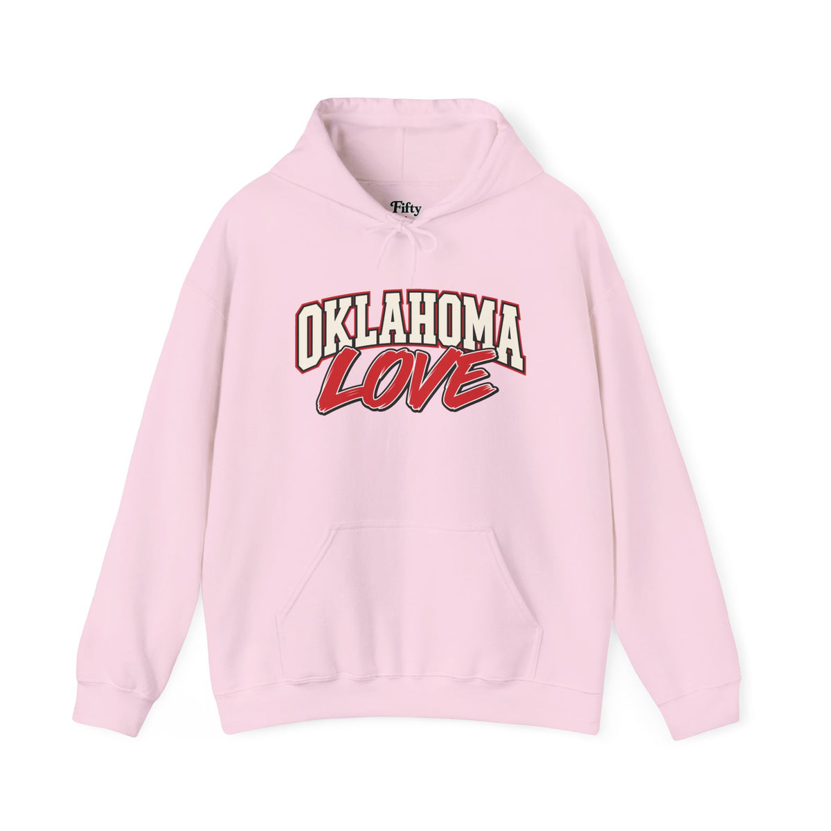 Oklahoma Love Unisex Hoodie State Name Graphic
