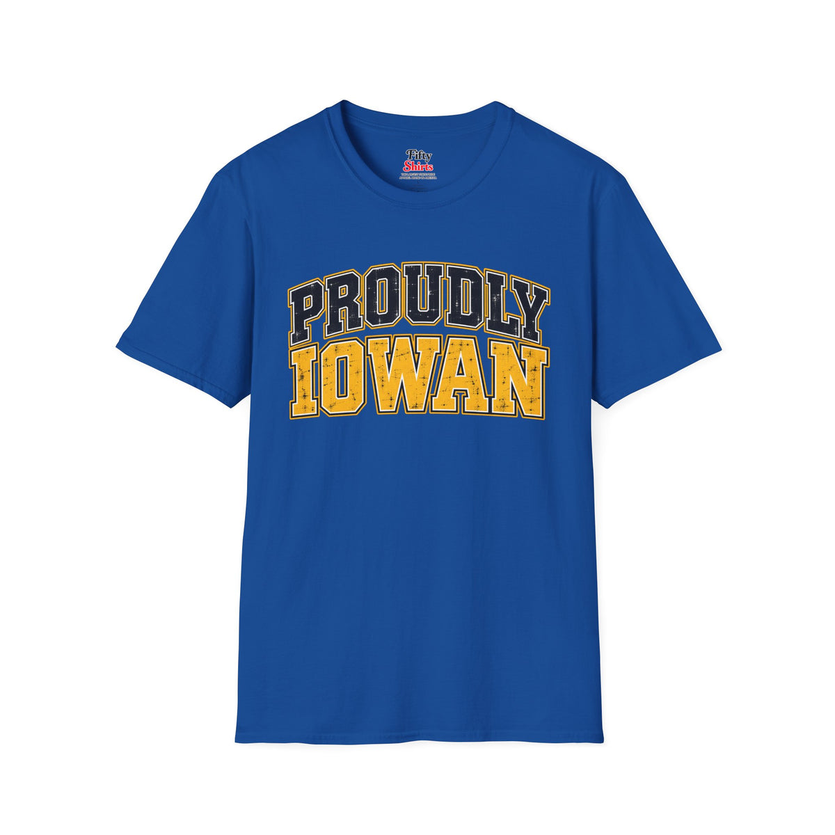 Proudly Iowan Iowa Unisex Softstyle T Shirt State Name Graphic Tee