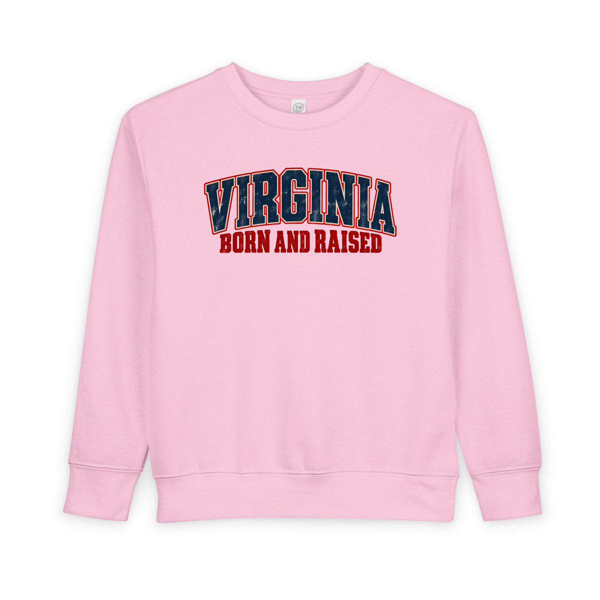 Virginia Born and Raised Vintage Workwear Unisex Toddler Sweatshirt