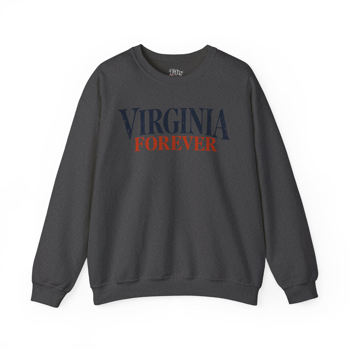 Virginia Forever Unisex Crewneck Sweatshirt State Name Graphic