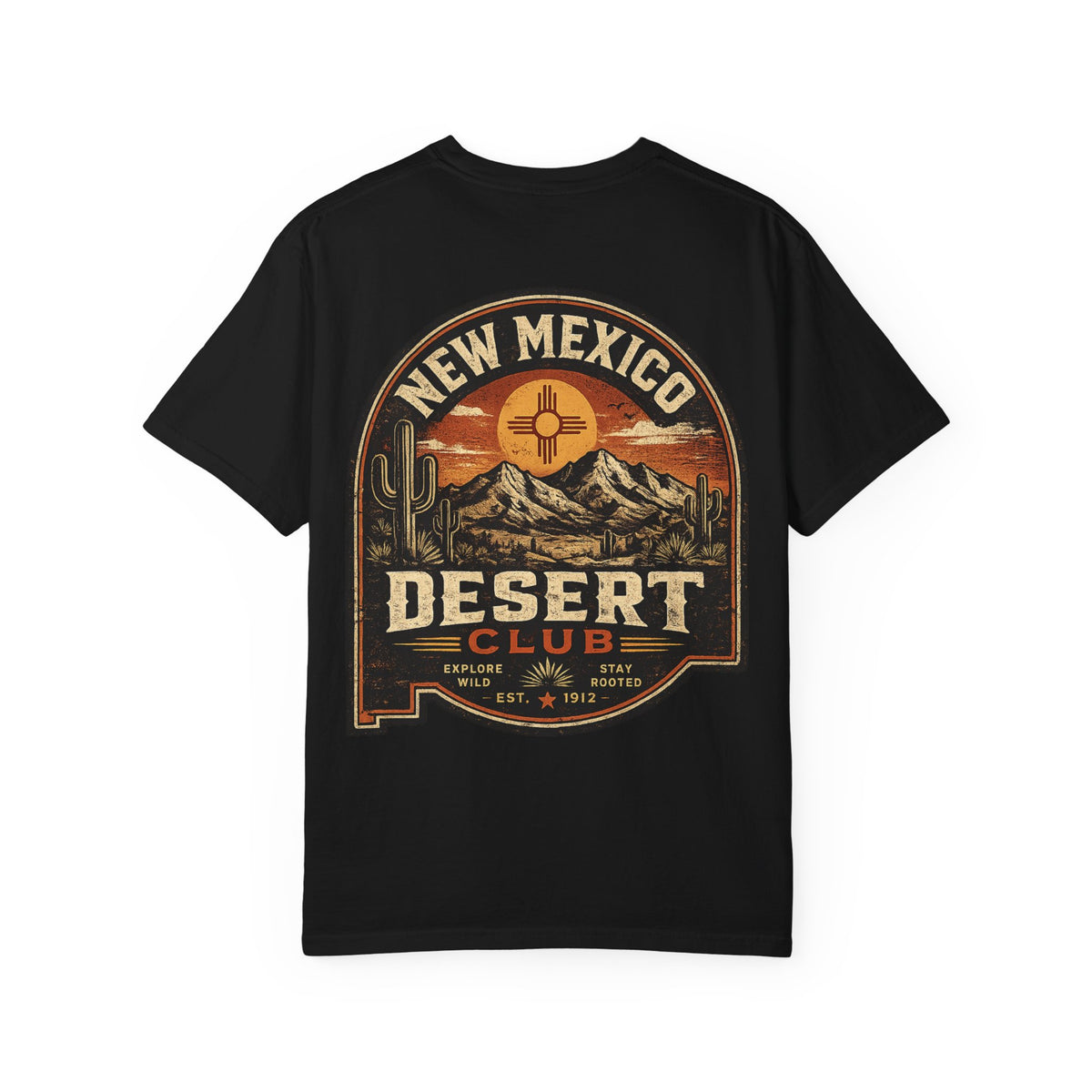 New Mexico Desert Club Unisex Comfort Color 1717 Streetwear Graphic Tee