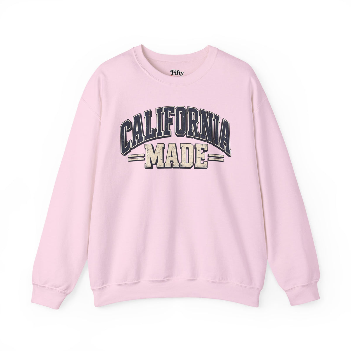California Made Unisex Crewneck Sweatshirt State Name Graphic