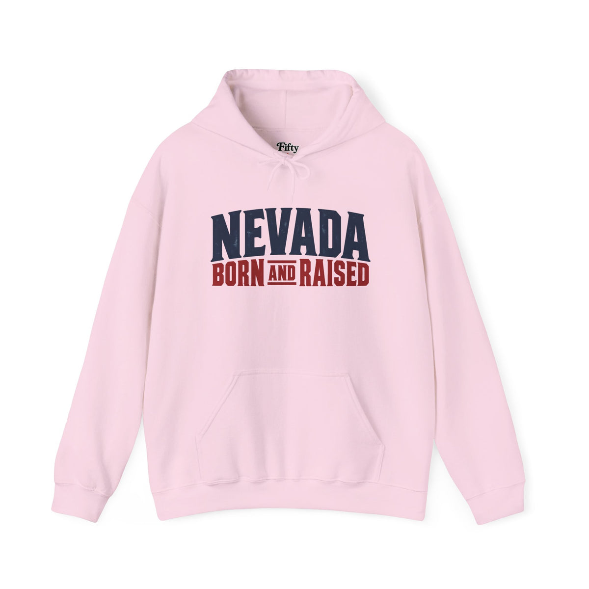 Nevada Born and Raised Modern Streetwear Unisex Hoodie Graphic