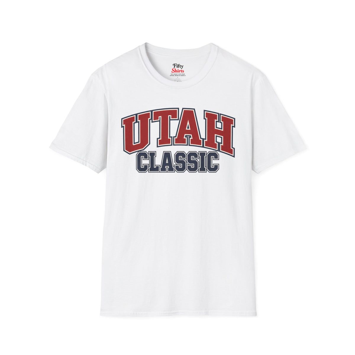Utah Classic Unisex Softstyle T Shirt State Name Graphic Tee