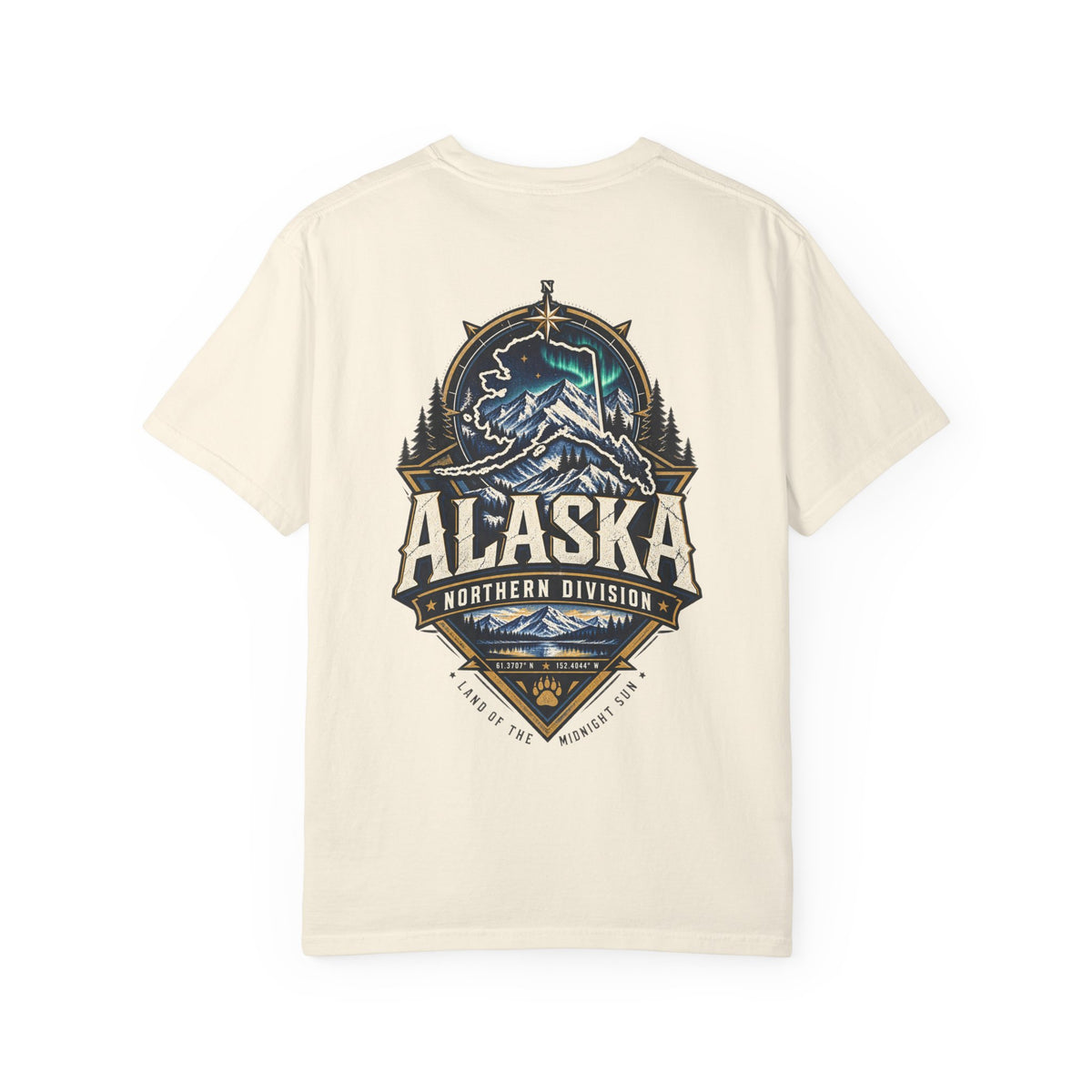 Alaska Northern Division Unisex Comfort Color 1717 Streetwear Graphic Tee