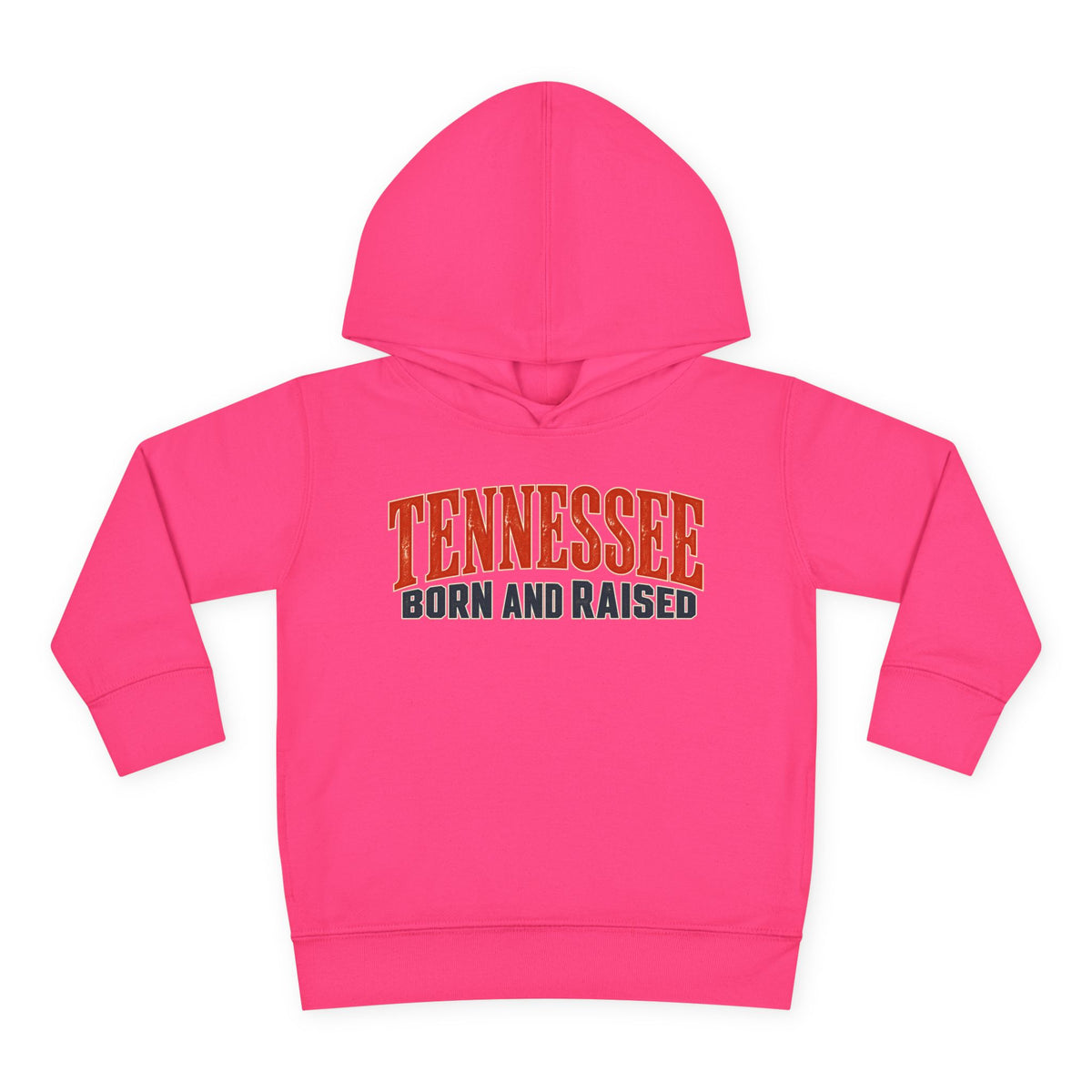 Tennessee Born and Raised Premium Southern Heritage Unisex Toddler Pullover Fleece Hoodie