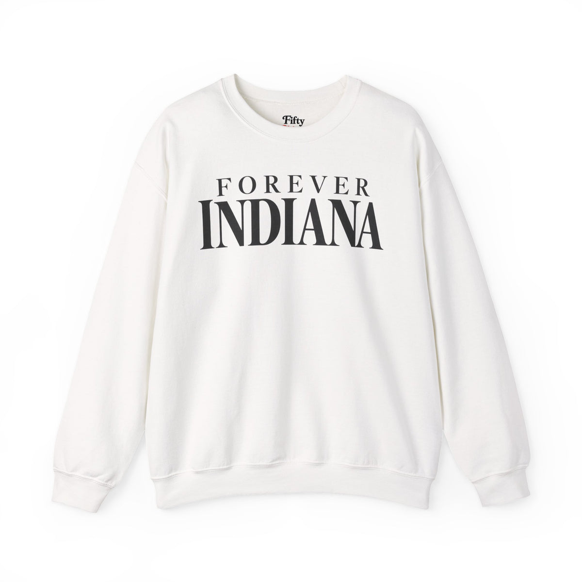 Forever Indiana Unisex Crewneck Sweatshirt State Name Graphic