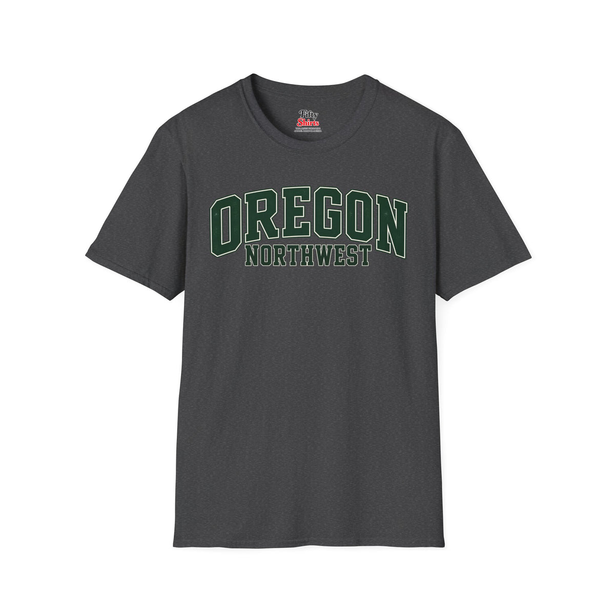 Oregon Northwest Unisex Softstyle T Shirt State Name Graphic Tee