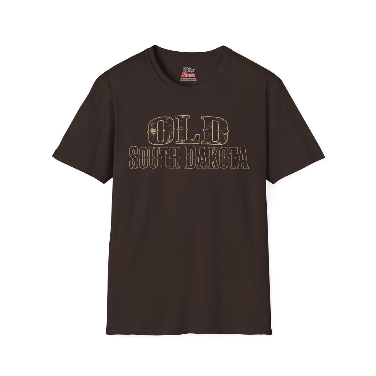 Old South Dakota Unisex Softstyle T Shirt State Name Graphic Tee