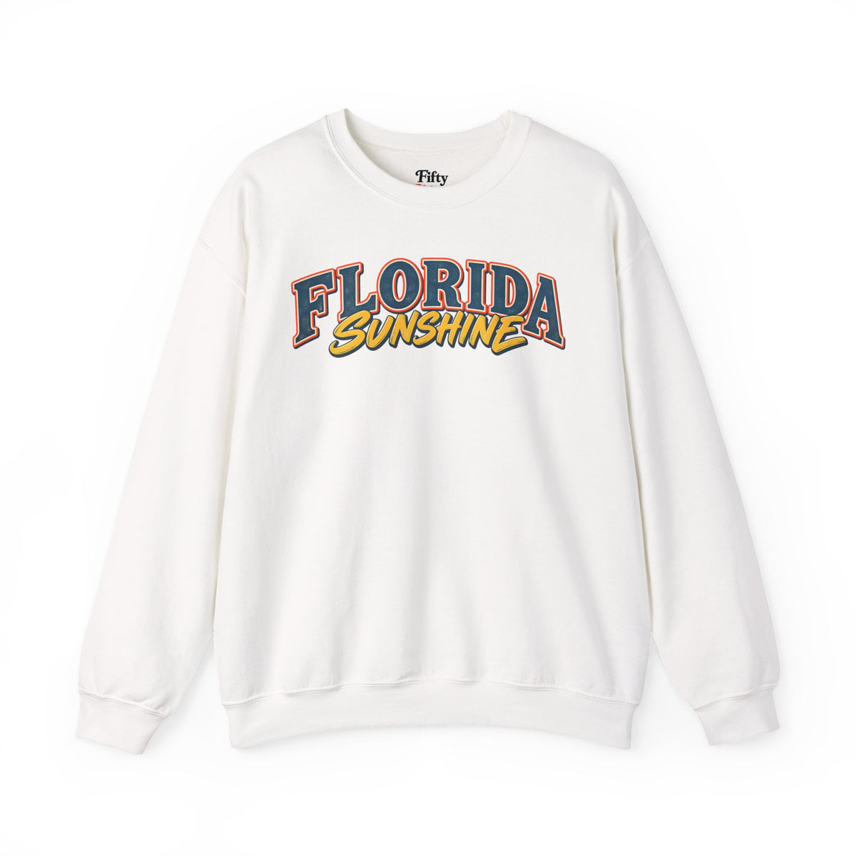 Florida Sunshine Unisex Crewneck Sweatshirt State Name Graphic