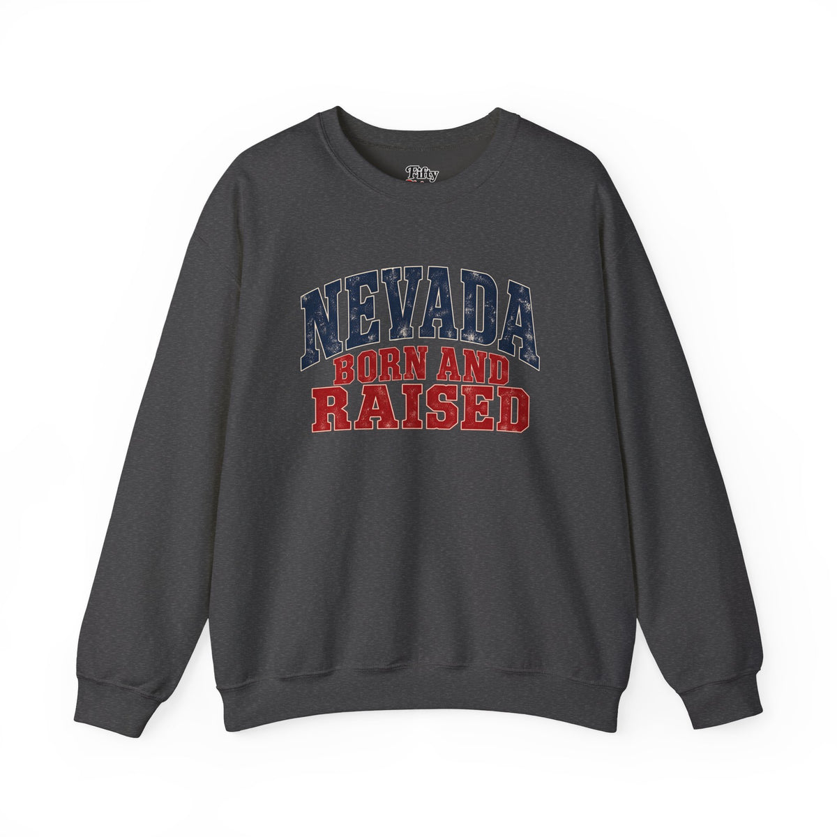 Nevada Born and Raised Desert Heritage Unisex Sweatshirt Graphic